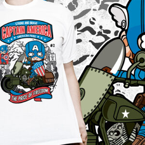 pop  CAP AMERICA MOTO